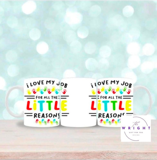 I love my job mug