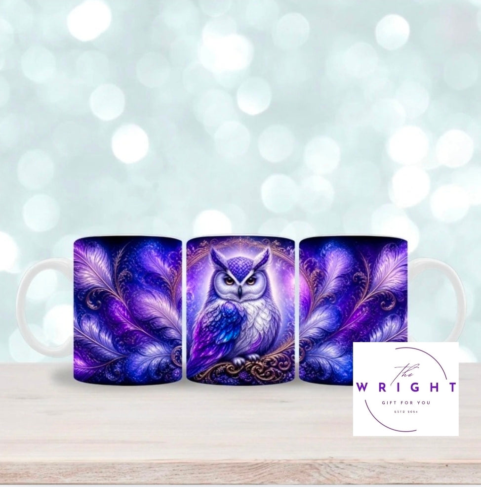 Purple Owl Mug