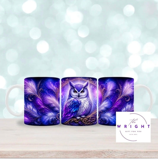 Purple Owl Mug
