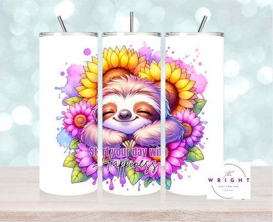 Start Your Day with Happiness 20oz Tumbler