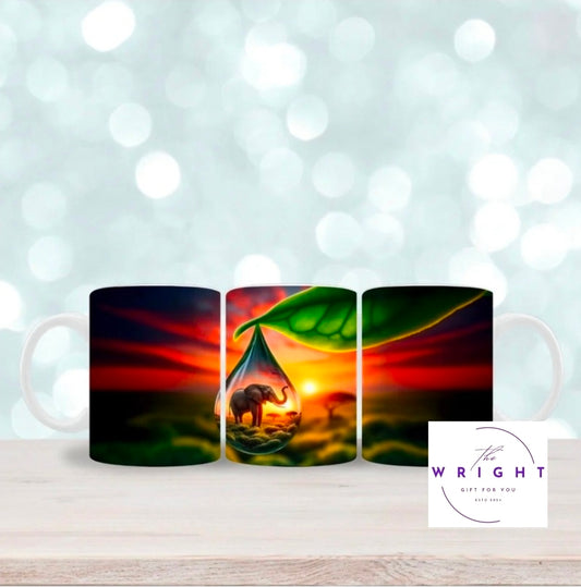 Teardrop Elephant Mug