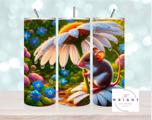 Umbrella Flower 20oz Tumbler